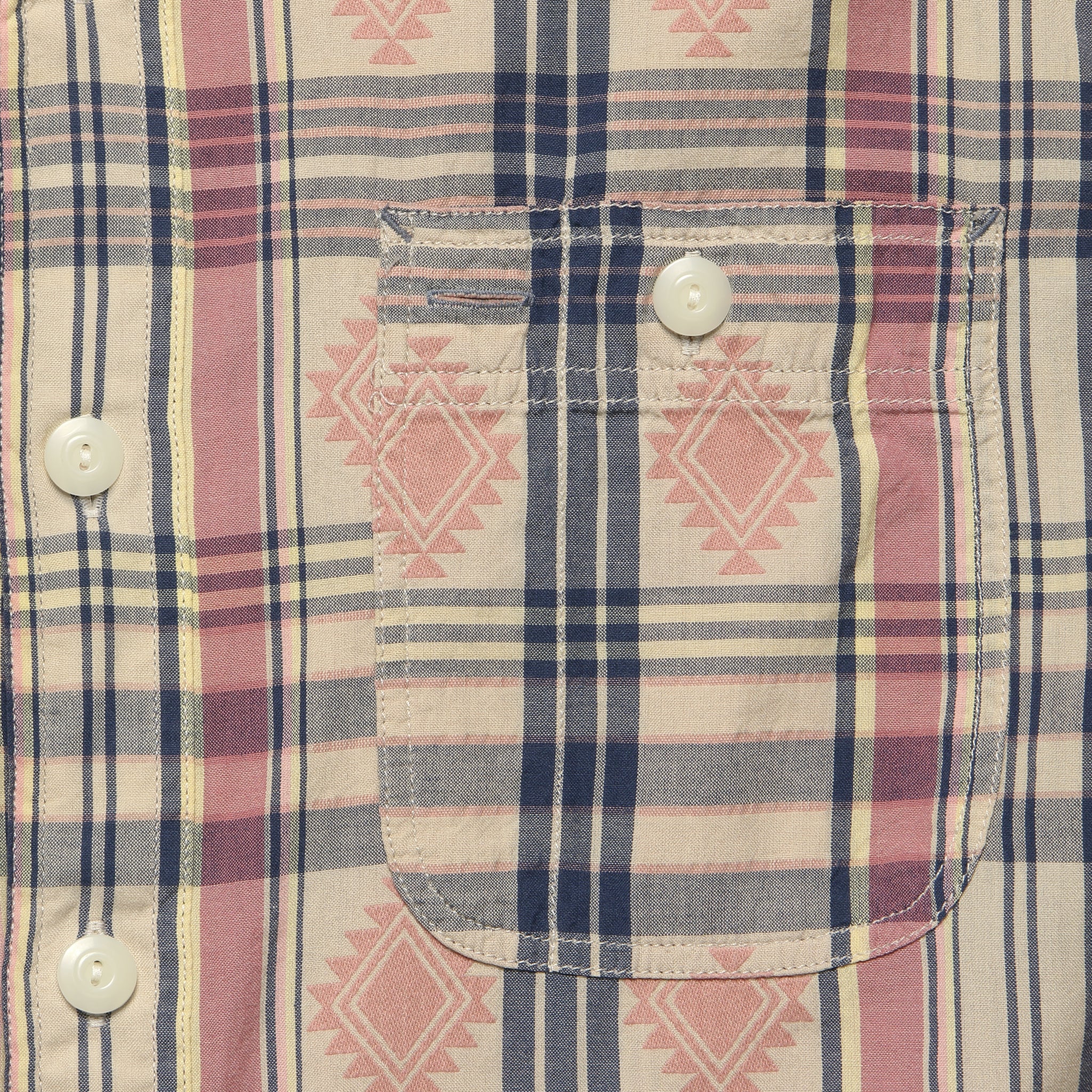 Madras Plaid Farrell Workshirt - Blue/Multi - RRL - STAG Provisions - Tops - S/S Woven - Other Pattern