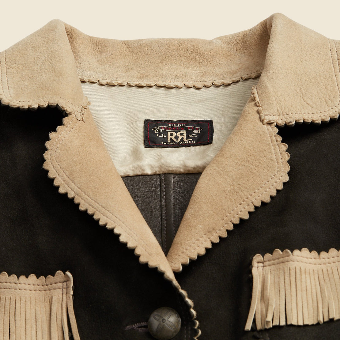 Winny Jacket - Black/Cream - RRL - STAG Provisions - W - Outerwear - Coat/Jacket