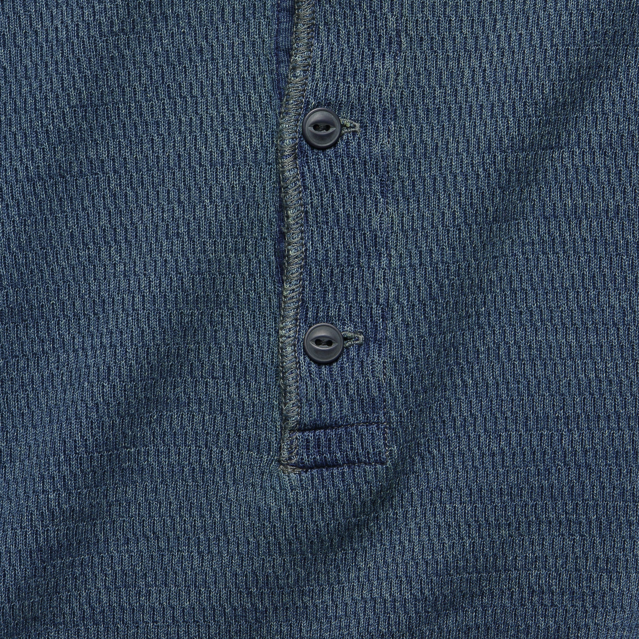 
                          Jacquard-Knit Henley - Indigo - RRL - STAG Provisions - Tops - L/S Knit
                        