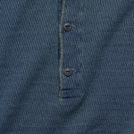 Jacquard-Knit Henley - Indigo - RRL - STAG Provisions - Tops - L/S Knit