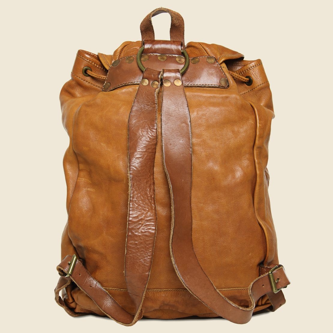 
                          Vintage Leather Rucksack - Tan - RRL - STAG Provisions - Accessories - Bags / Luggage
                        