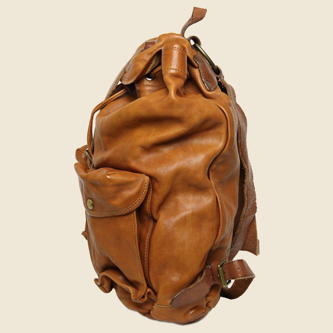 
                          Vintage Leather Rucksack - Tan - RRL - STAG Provisions - Accessories - Bags / Luggage
                        