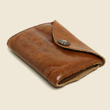 Concho Leather Wallet - Brown - RRL - STAG Provisions - Accessories - Wallets