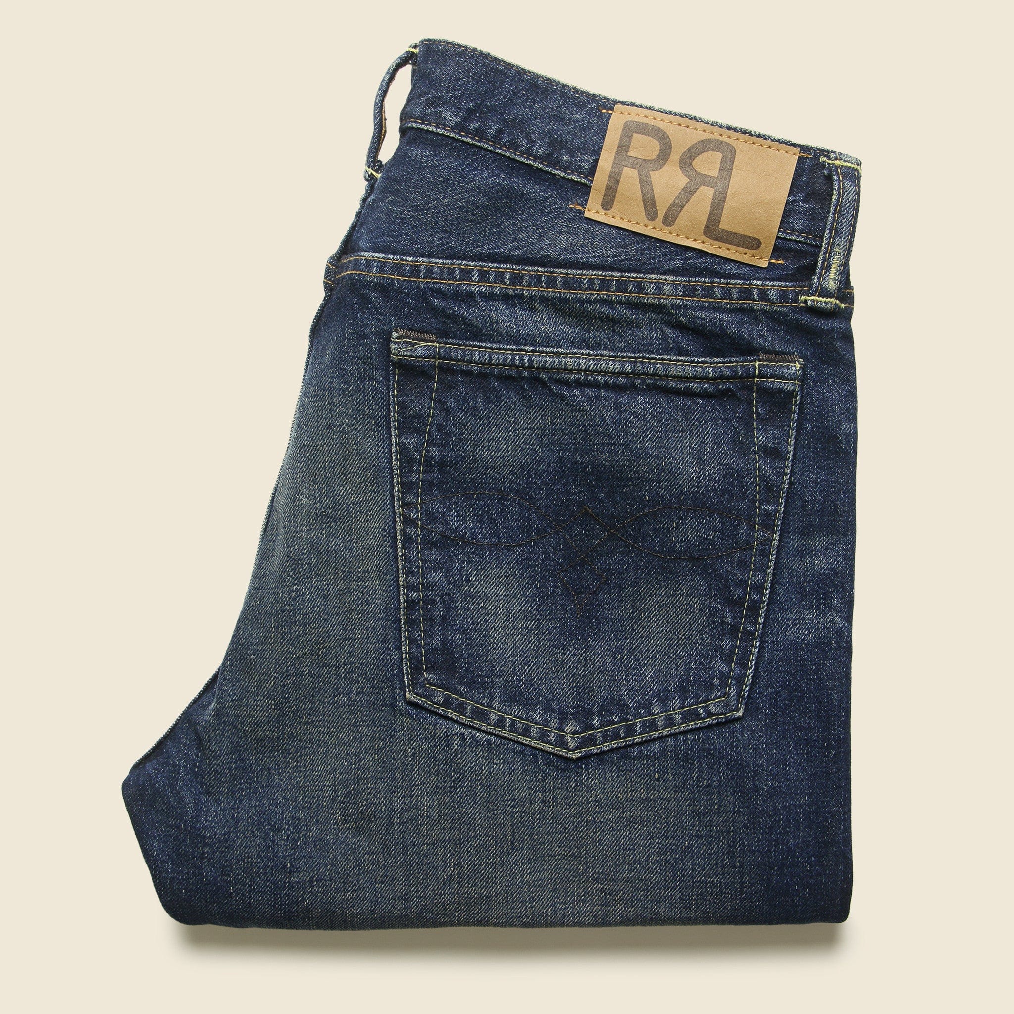 Slim Narrow Jean - Grant Wash - RRL - STAG Provisions - Pants - Denim