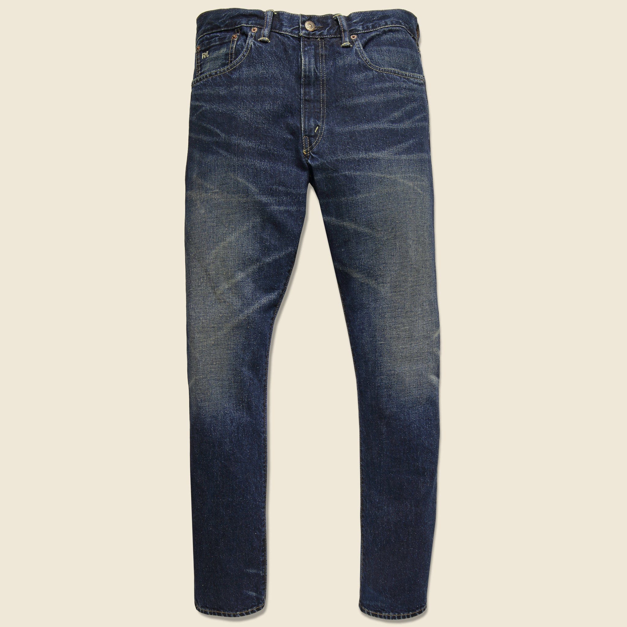 Slim Narrow Jean - Grant Wash - RRL - STAG Provisions - Pants - Denim