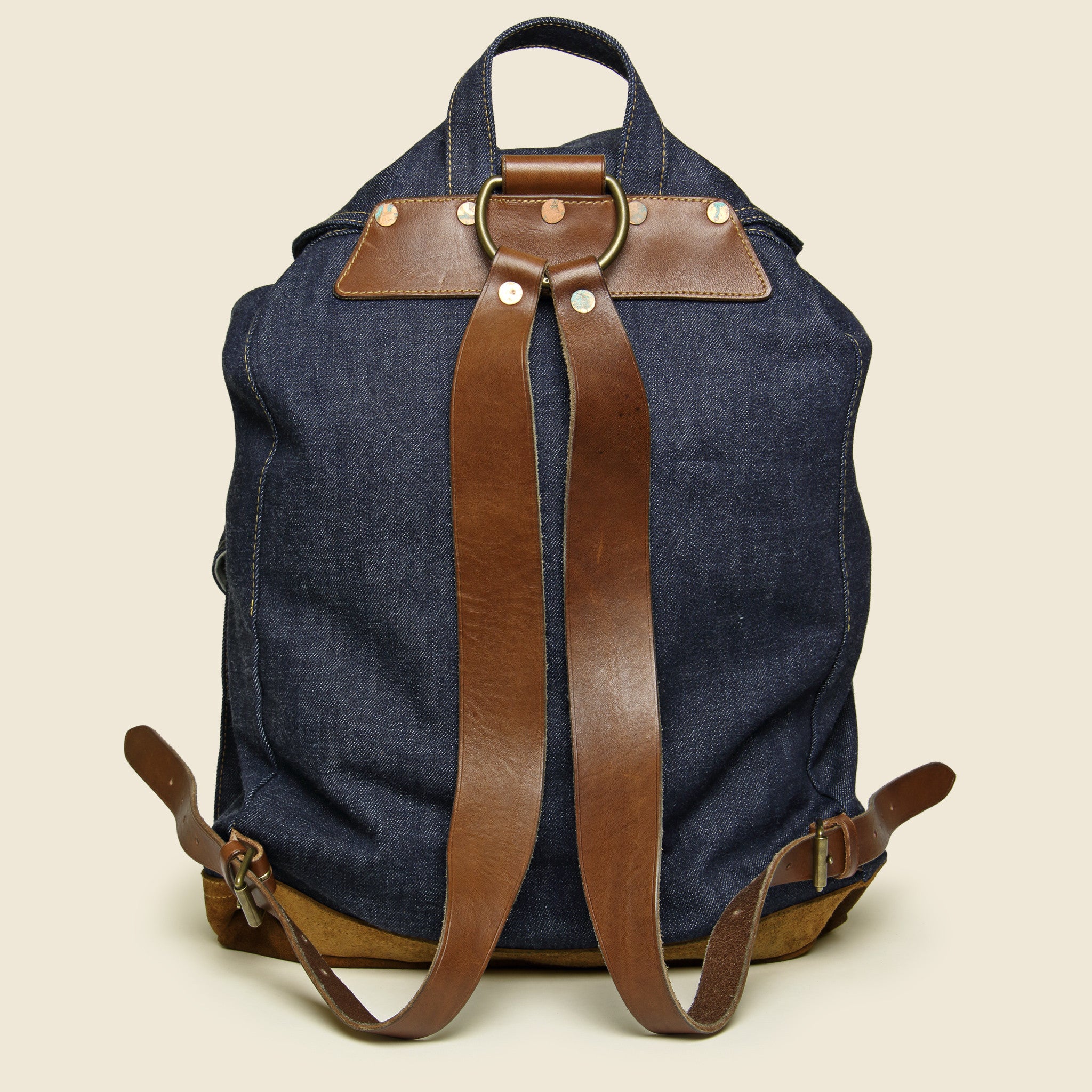 
                          Riley Denim Rucksack - Indigo - RRL - STAG Provisions - Accessories - Bags / Luggage
                        