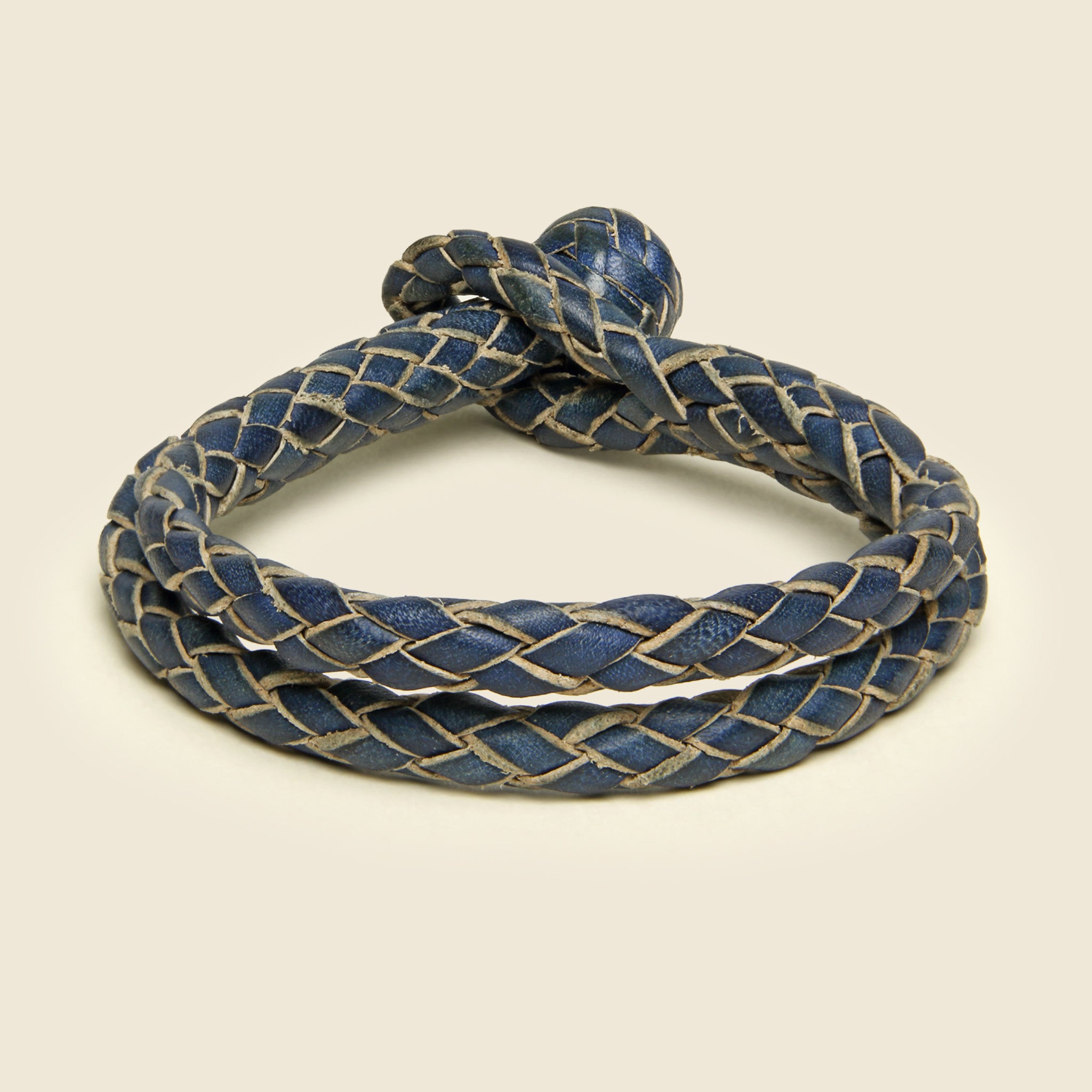 Leather Saddle Cuff - Indigo - RRL - STAG Provisions - Accessories - Cuffs