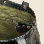 Leather Harris Tote Bag - Vintage Black - RRL - STAG Provisions - Accessories - Bags / Luggage