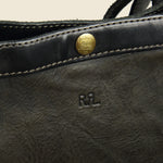 Leather Harris Tote Bag - Vintage Black - RRL - STAG Provisions - Accessories - Bags / Luggage