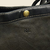 Leather Harris Tote Bag - Vintage Black - RRL - STAG Provisions - Accessories - Bags / Luggage