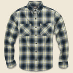 Cody Ombre Plaid Western Shirt - Blue/Black - RRL - STAG Provisions - Tops - L/S Woven - Plaid