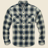 Cody Ombre Plaid Western Shirt - Blue/Black - RRL - STAG Provisions - Tops - L/S Woven - Plaid