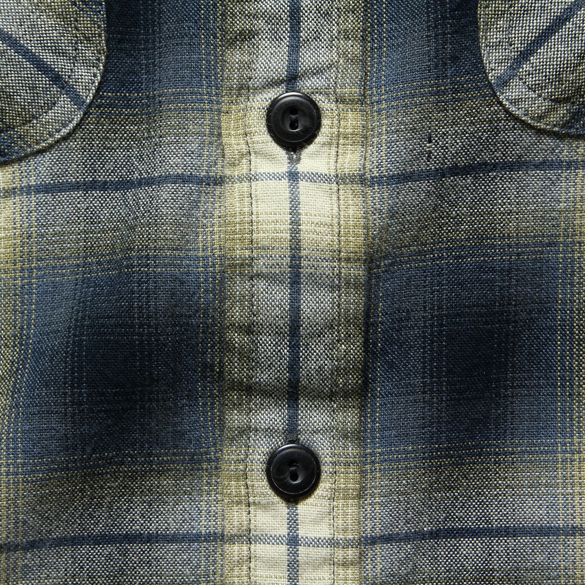 Cody Ombre Plaid Western Shirt - Blue/Black - RRL - STAG Provisions - Tops - L/S Woven - Plaid
