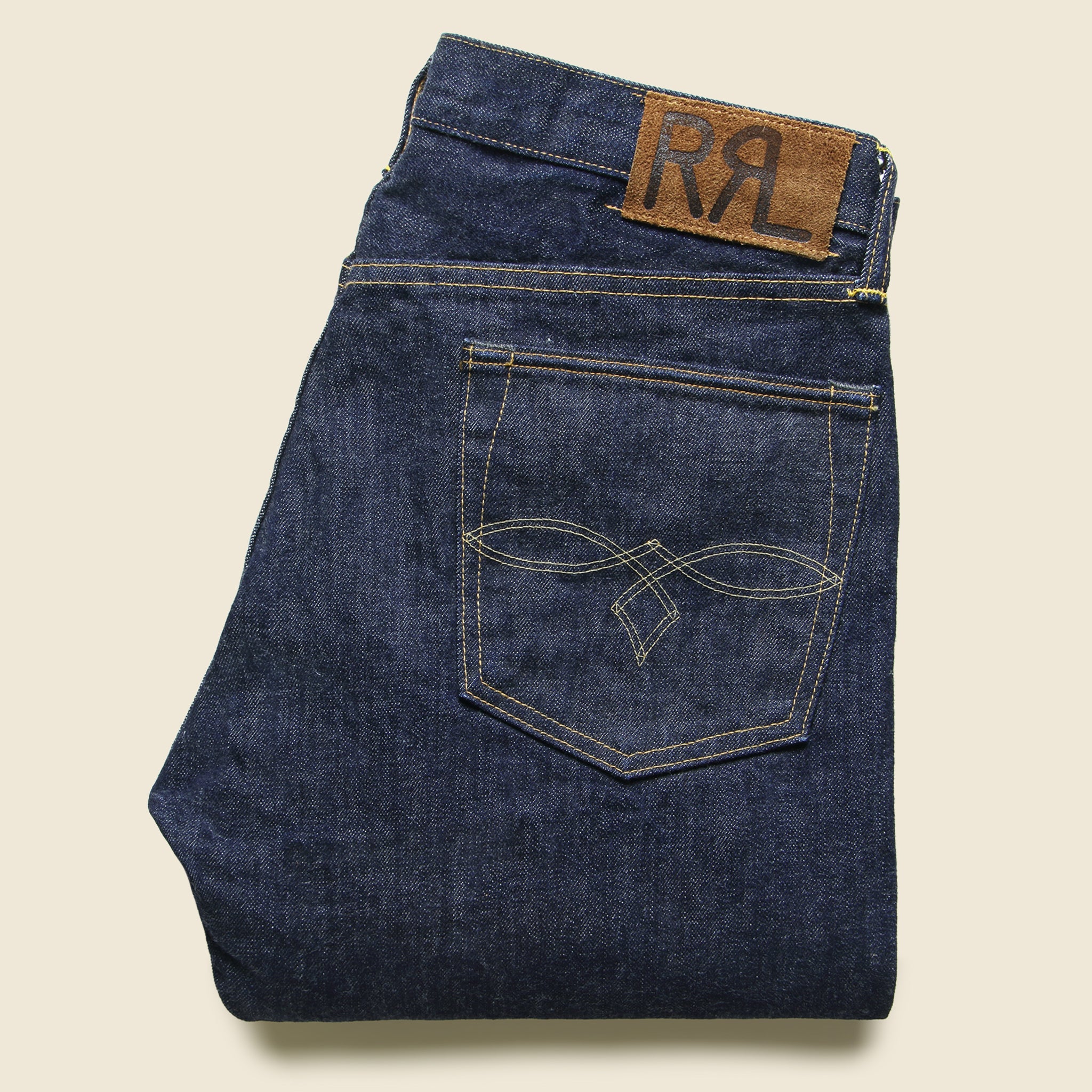 
                          Low Straight Jean - Once Washed - RRL - STAG Provisions - Pants - Denim
                        