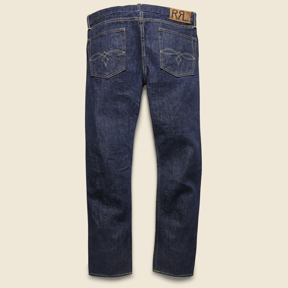 RRL Slim Fit Selvedge Denim Jeans - Once Washed, Jeans