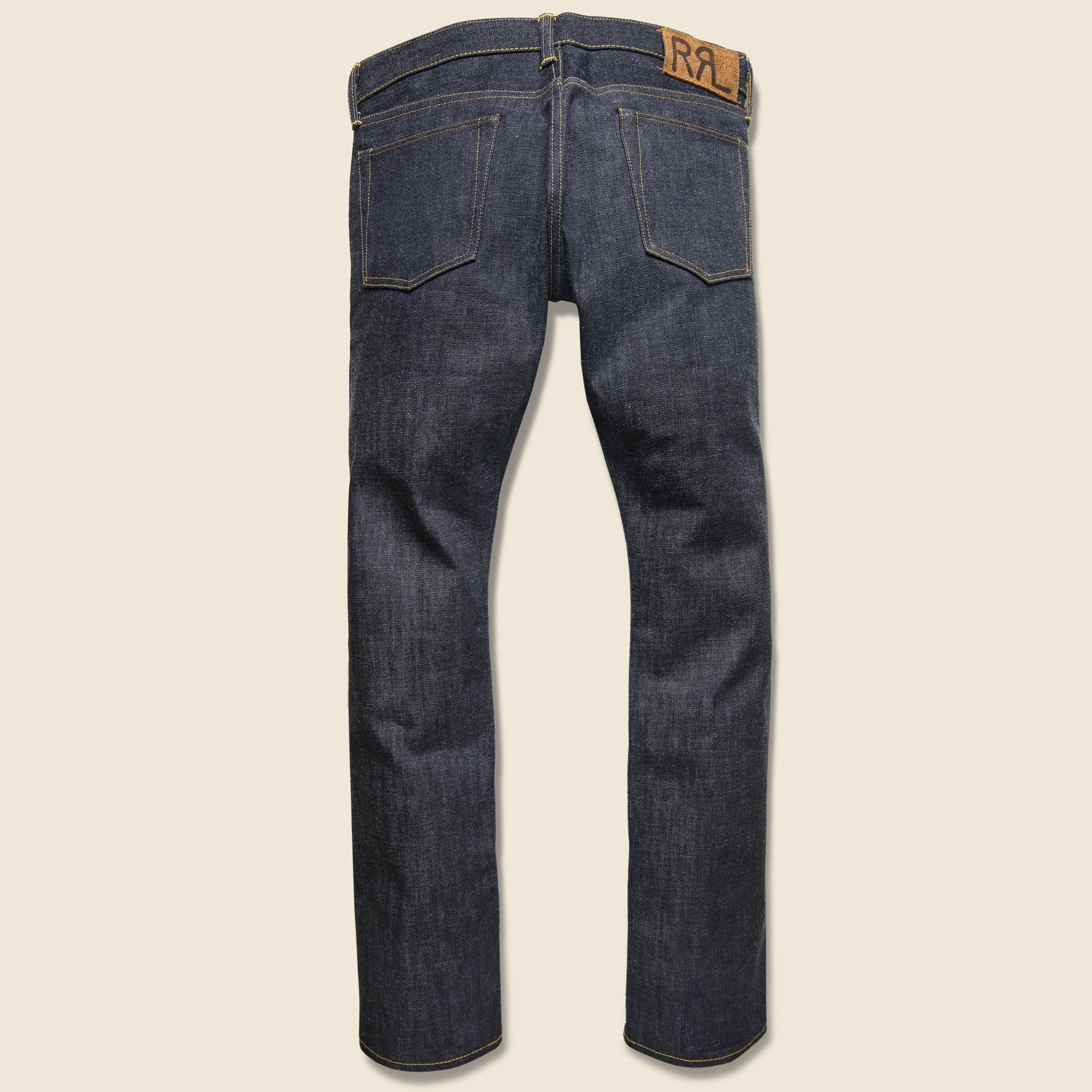 Rrl slim fit rigid selvedge jean online