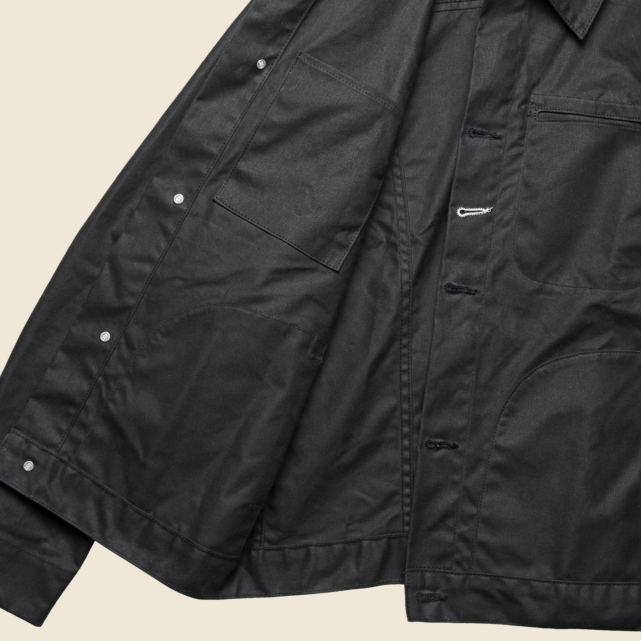 
                          Supply Jacket - Waxed Black Ridgeline - Rogue Territory - STAG Provisions - Outerwear - Coat / Jacket
                        