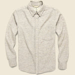 Oxford Flannel - Oatmeal - Rogue Territory - STAG Provisions - Tops - L/S Woven - Fleck