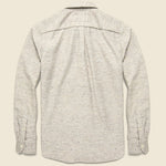 Oxford Flannel - Oatmeal - Rogue Territory - STAG Provisions - Tops - L/S Woven - Fleck