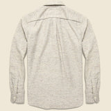 Oxford Flannel - Oatmeal - Rogue Territory - STAG Provisions - Tops - L/S Woven - Fleck
