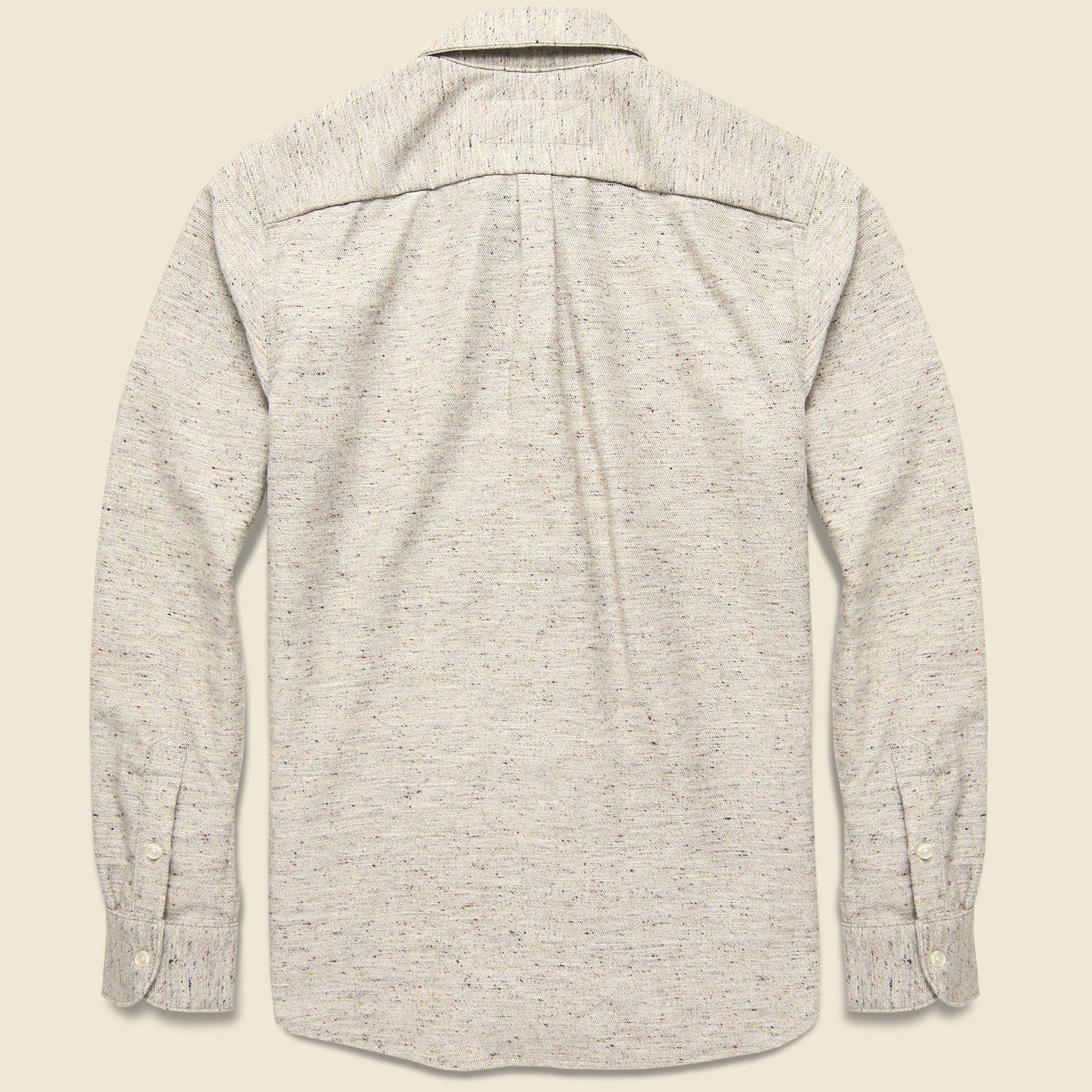 Oxford Flannel - Oatmeal - Rogue Territory - STAG Provisions - Tops - L/S Woven - Fleck