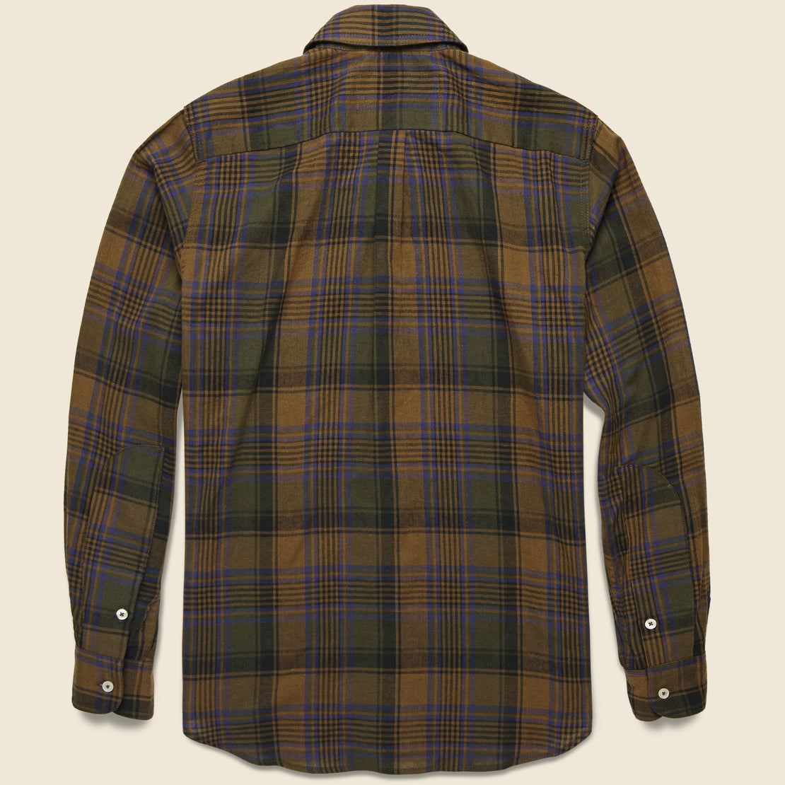 Jumper Plaid Shirt - Brown - Rogue Territory - STAG Provisions - Tops - L/S Woven - Plaid
