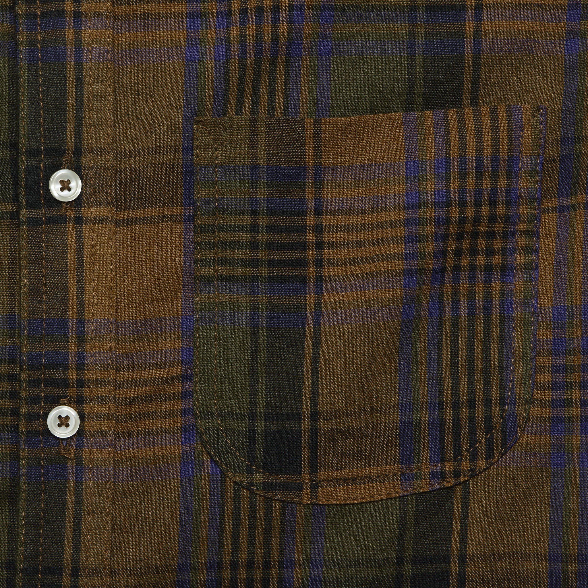 
                          Jumper Plaid Shirt - Brown - Rogue Territory - STAG Provisions - Tops - L/S Woven - Plaid
                        