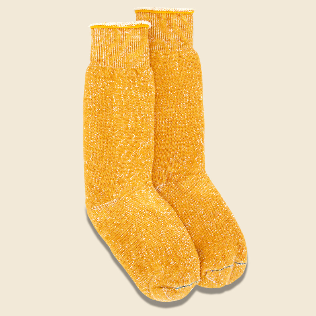 Merino Wool & Cotton Double Face Socks - Yellow - RoToTo - STAG Provisions - W - Accessories - Socks
