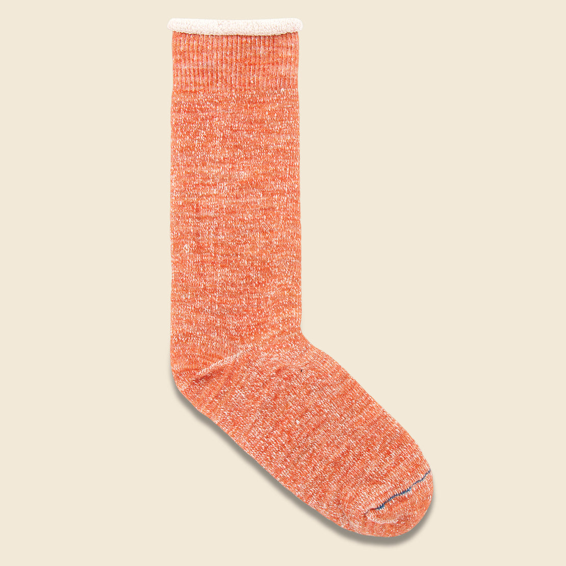 RoToTo Merino Wool & Cotton Double Face Sock - Orange
