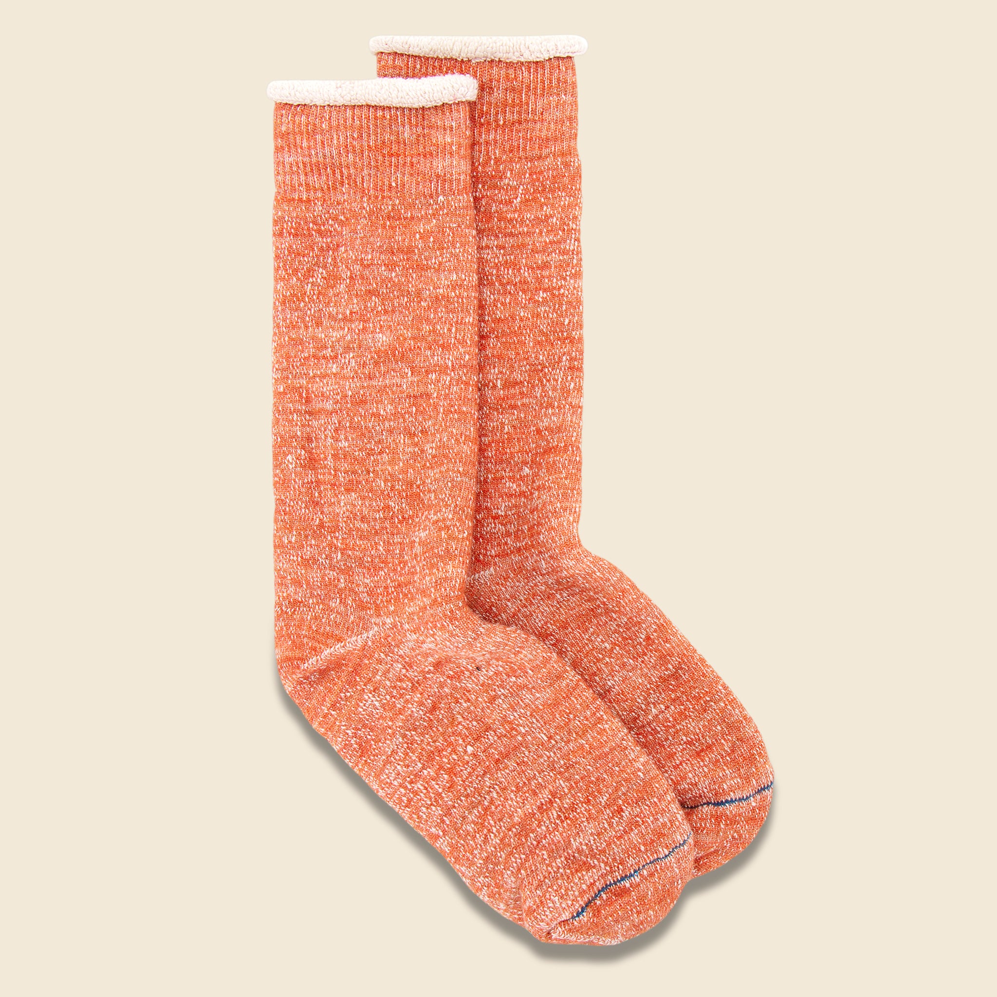 
                          Merino Wool &amp; Cotton Double Face Sock - Orange - RoToTo - STAG Provisions - Accessories - Socks
                        