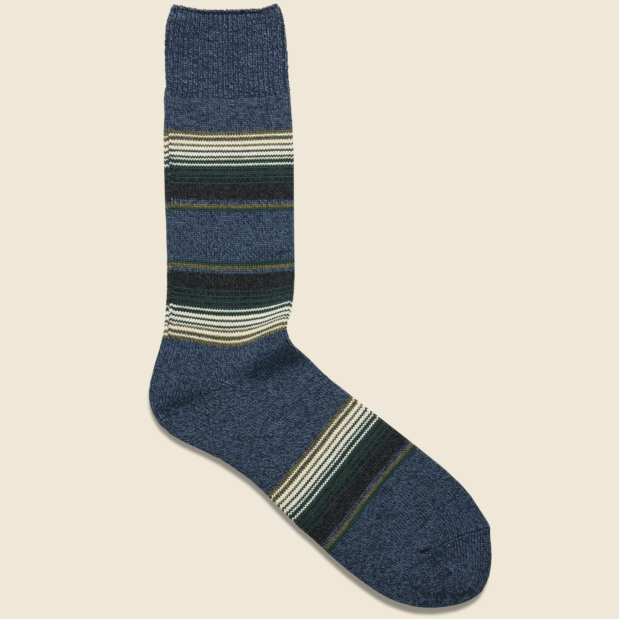 Baja Cali Sock - Mix Navy - RoToTo - STAG Provisions - Accessories - Socks