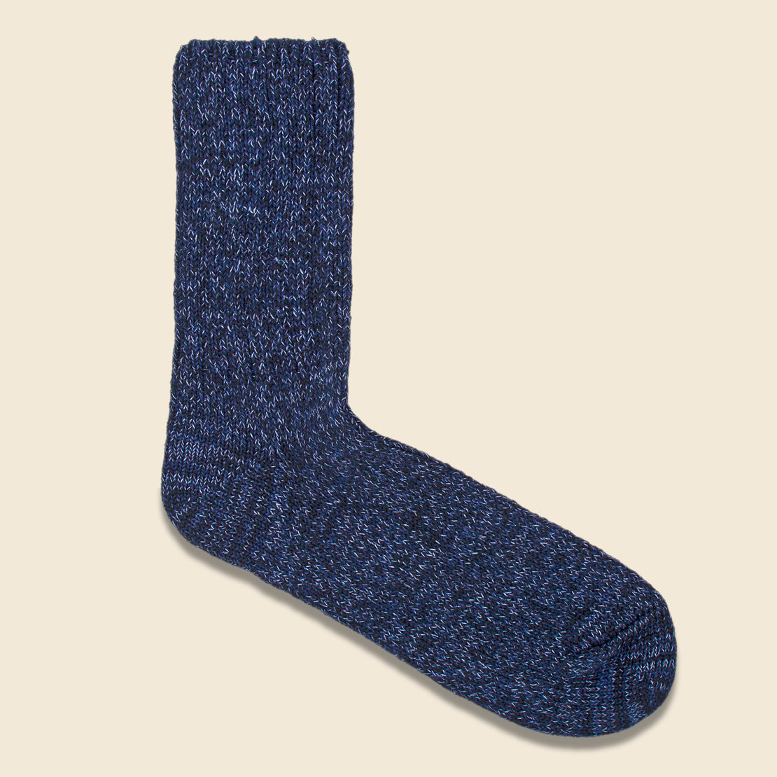 Denim Tone Ankle Sock - Dark Blue - RoToTo - STAG Provisions - Accessories - Socks