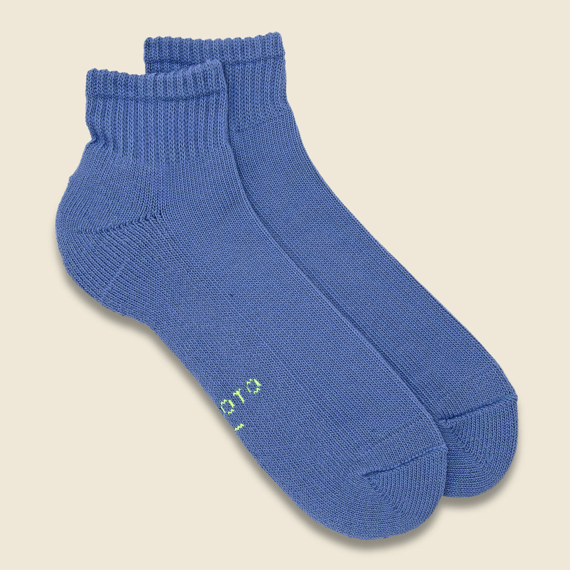 RoToTo Everyday Pile Ankle Sock - Blue