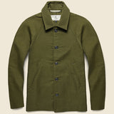 Jungle Cloth Peacoat - Olive - Rogue Territory - STAG Provisions - Outerwear - Coat / Jacket