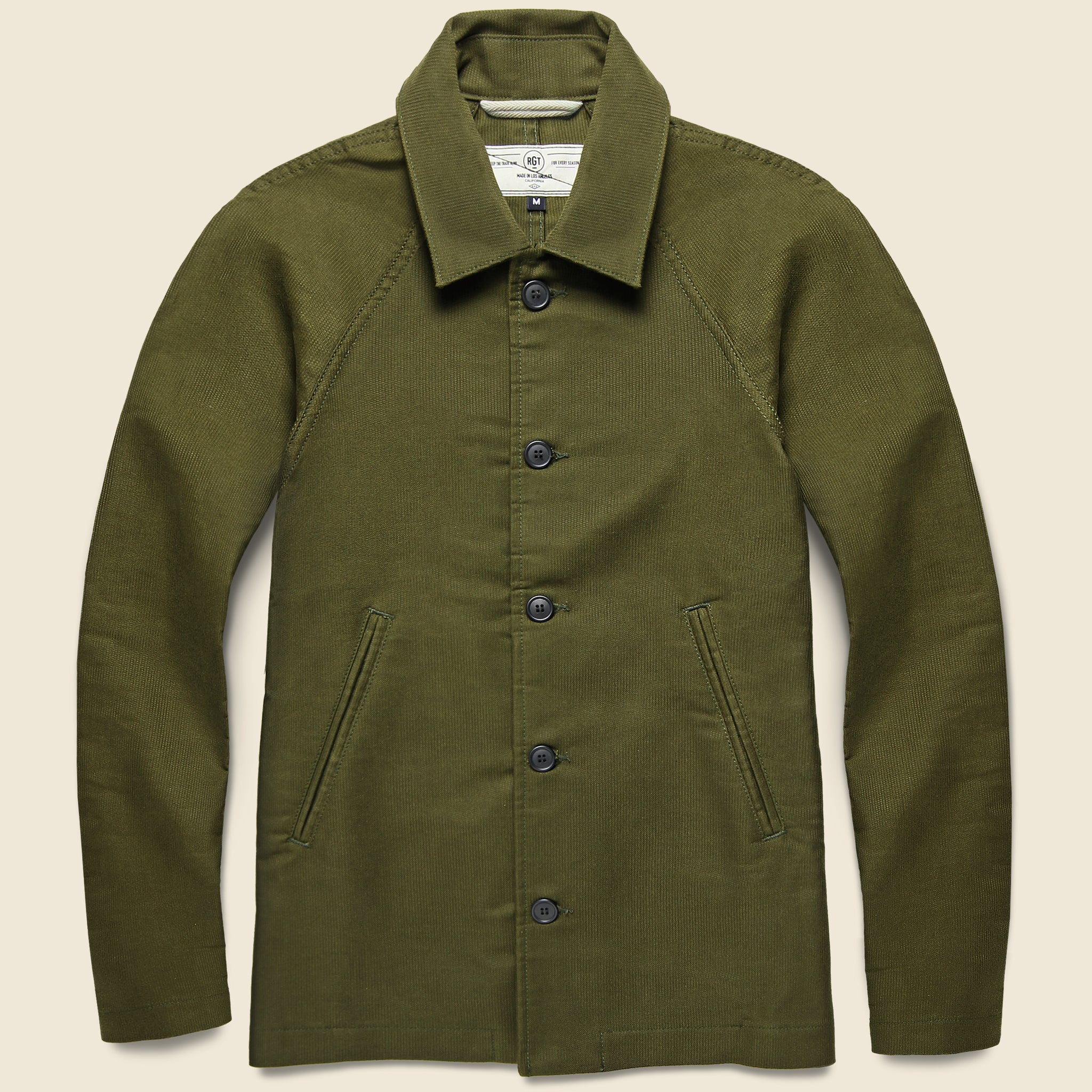 Jungle Cloth Peacoat - Olive - Rogue Territory - STAG Provisions - Outerwear - Coat / Jacket