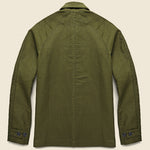 Jungle Cloth Peacoat - Olive - Rogue Territory - STAG Provisions - Outerwear - Coat / Jacket