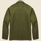 Jungle Cloth Peacoat - Olive - Rogue Territory - STAG Provisions - Outerwear - Coat / Jacket