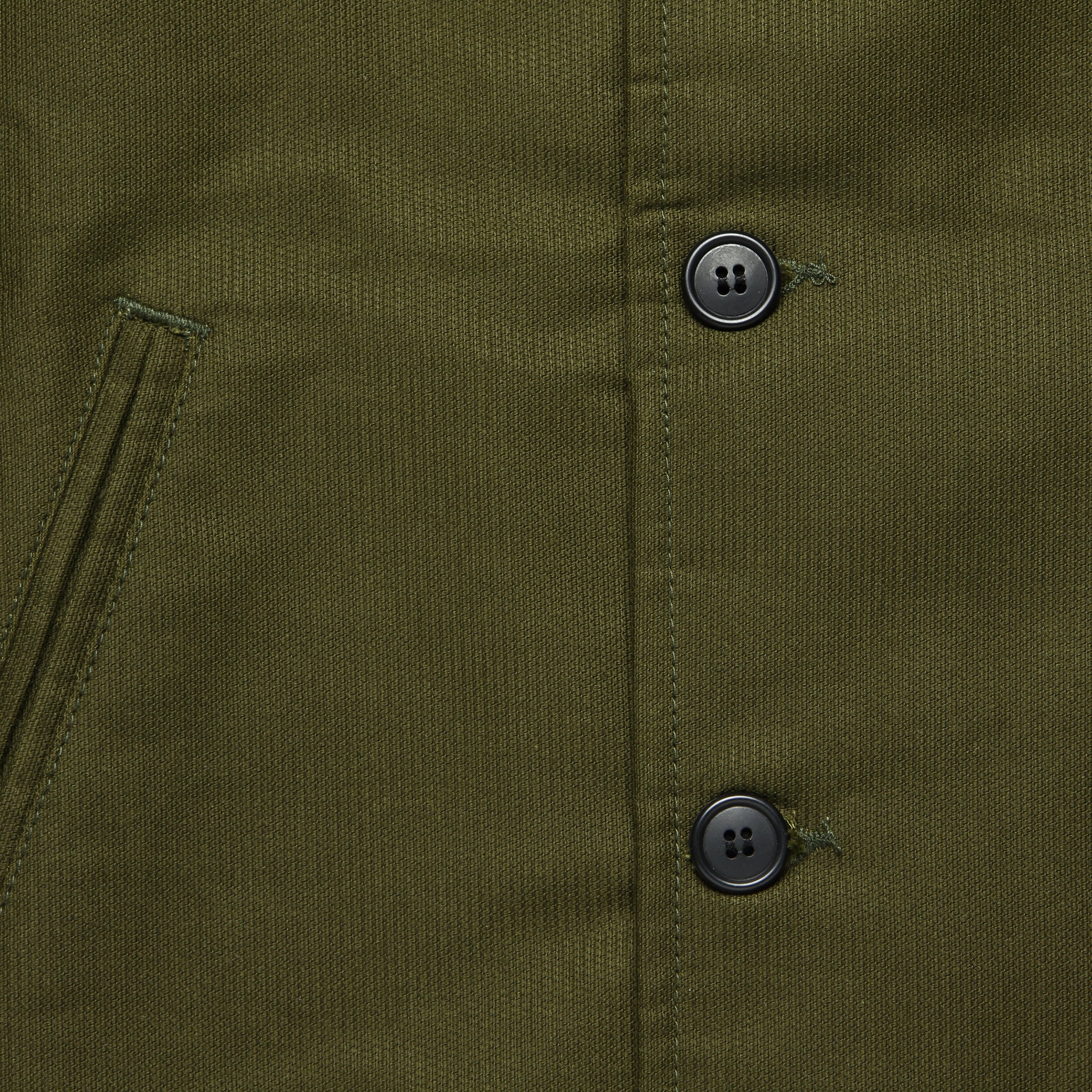 Jungle Cloth Peacoat - Olive - Rogue Territory - STAG Provisions - Outerwear - Coat / Jacket