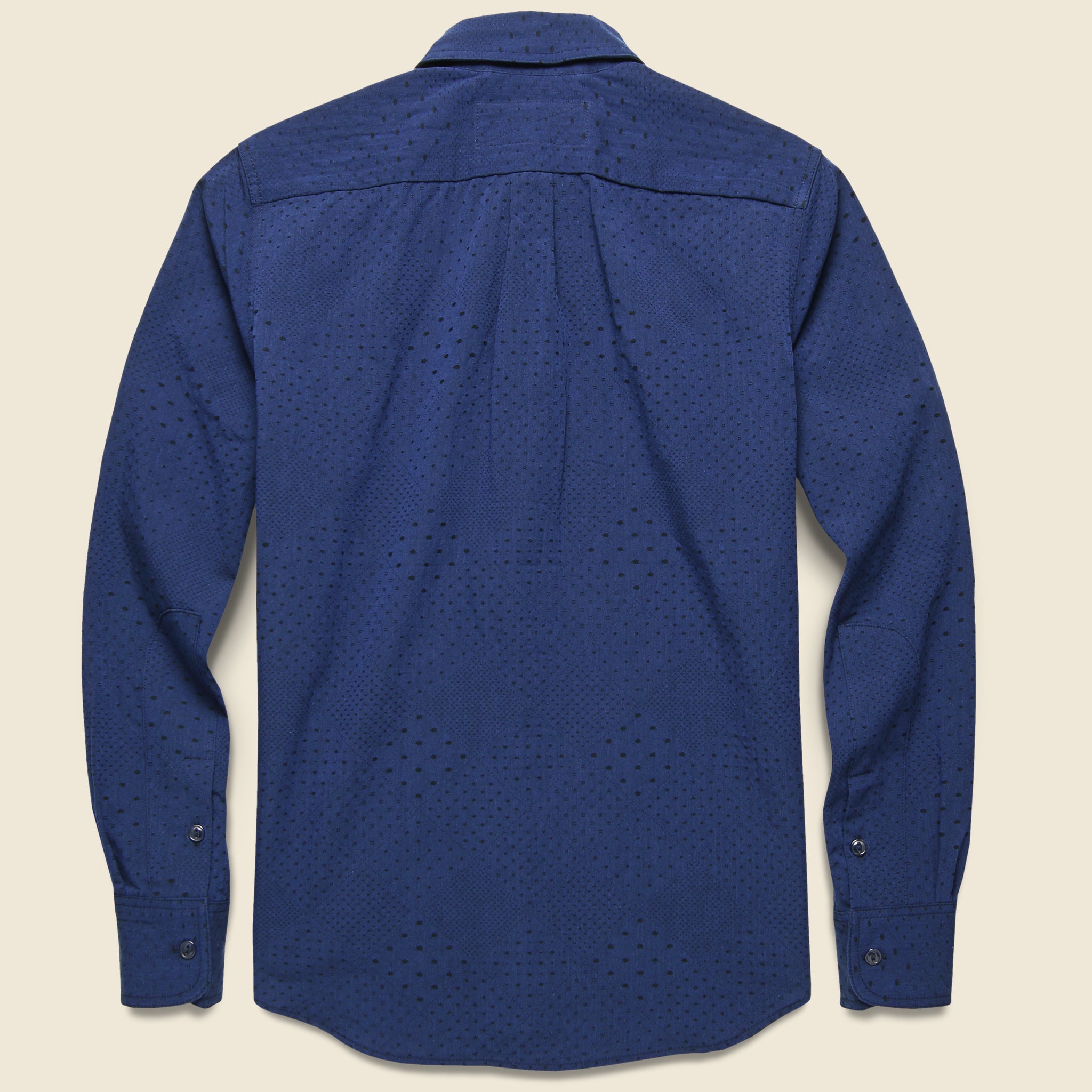 
                          Jumper Shirt - Navy Diamond Print - Rogue Territory - STAG Provisions - Tops - L/S Woven - Other Pattern
                        