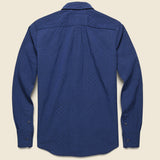 Jumper Shirt - Navy Diamond Print - Rogue Territory - STAG Provisions - Tops - L/S Woven - Other Pattern