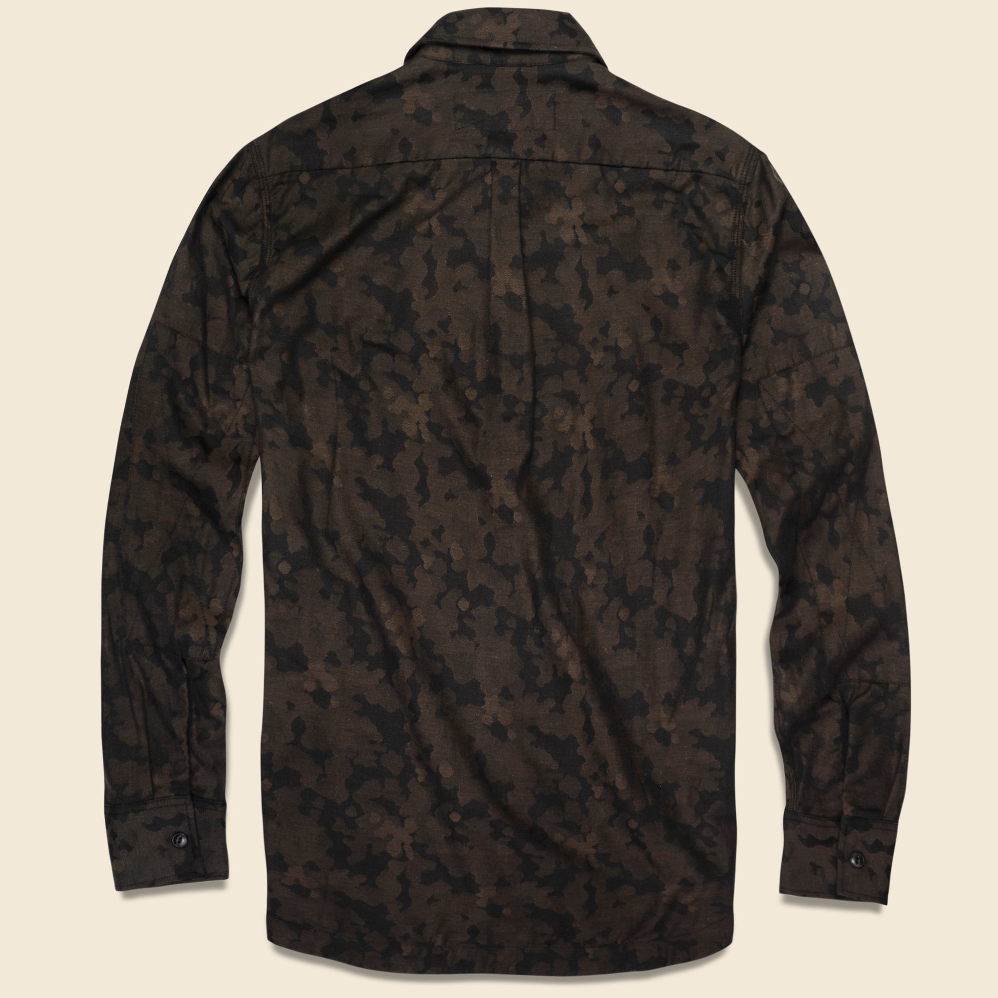 
                          Camo Jacquard Oxford Workshirt - Brown - Rogue Territory - STAG Provisions - Tops - L/S Woven - Other Pattern
                        