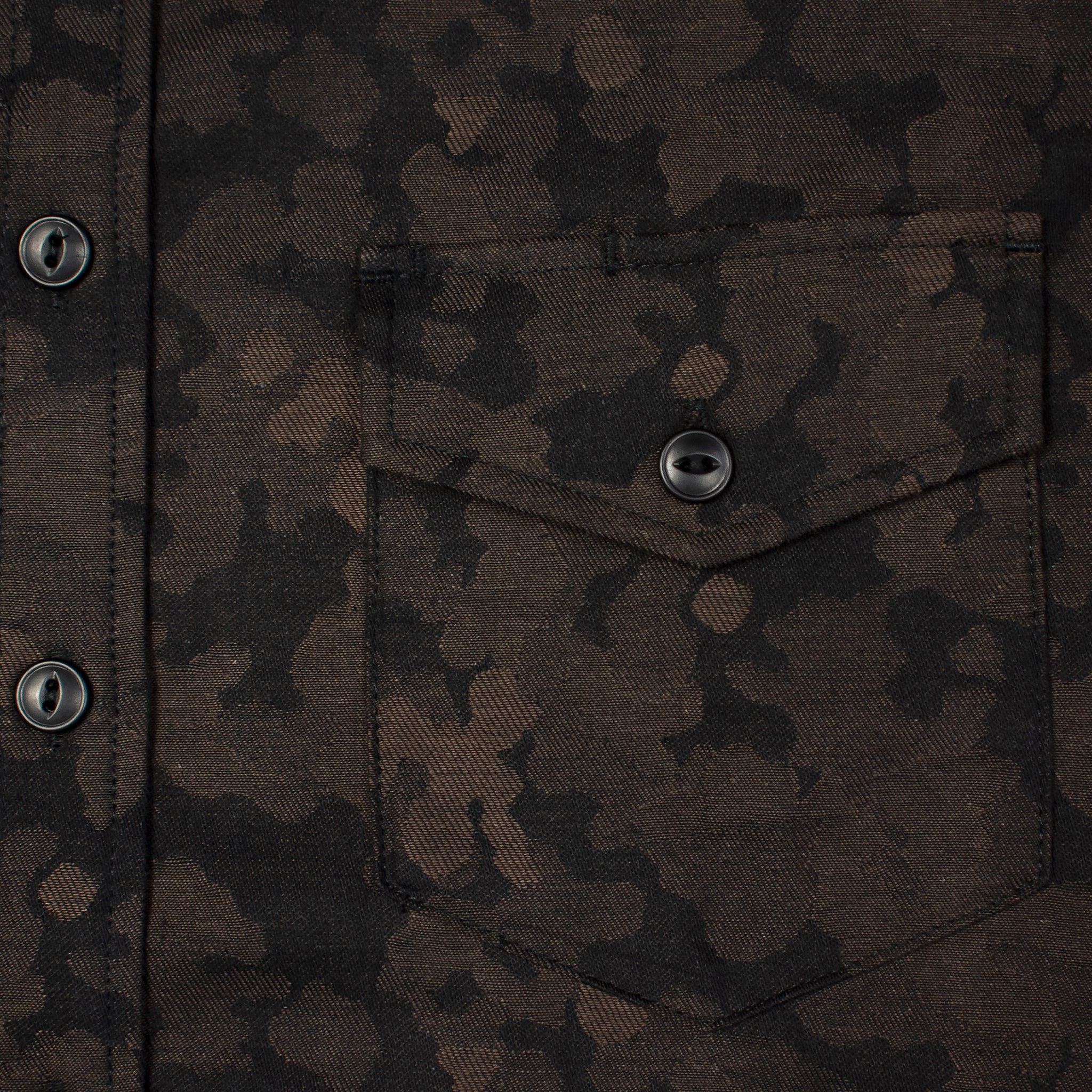 
                          Camo Jacquard Oxford Workshirt - Brown - Rogue Territory - STAG Provisions - Tops - L/S Woven - Other Pattern
                        