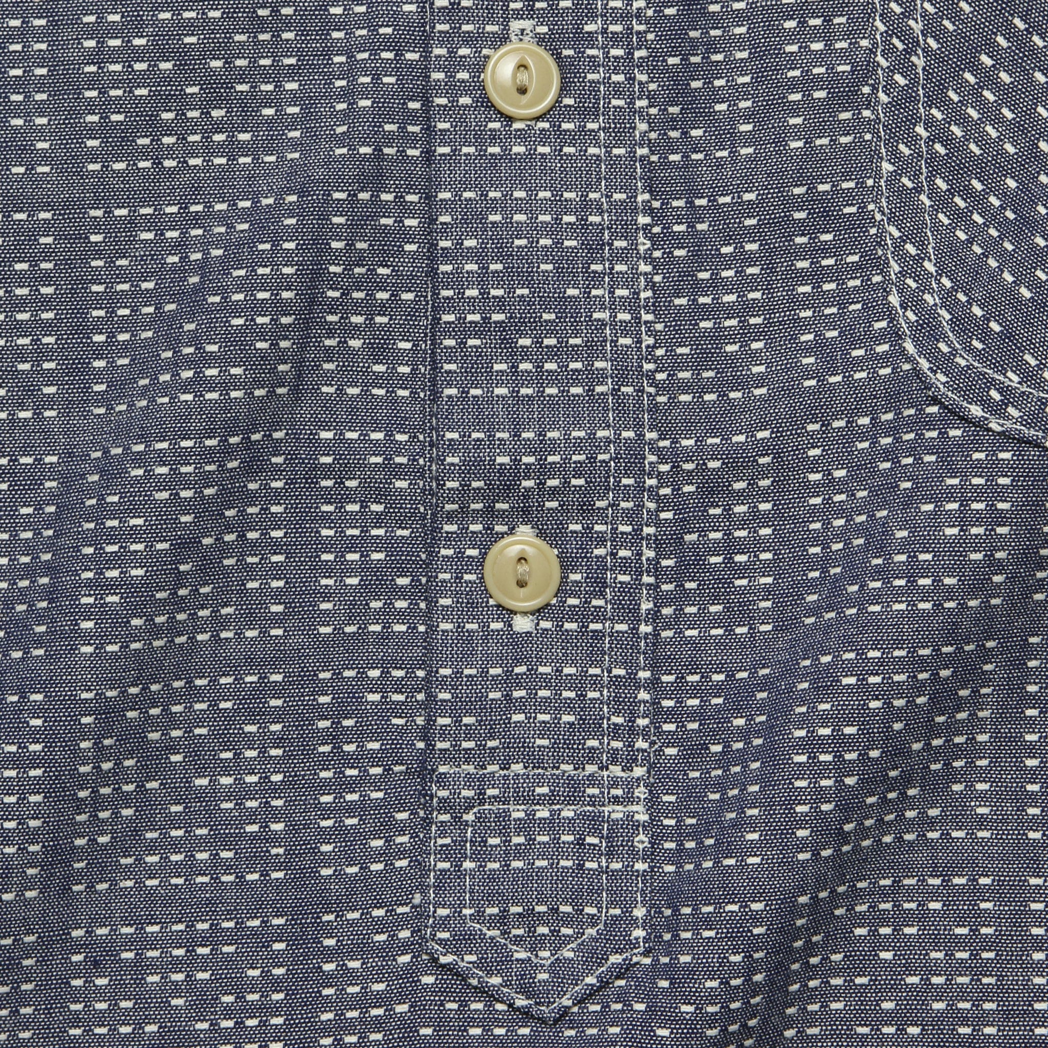 
                          Sashiko Popover Shirt - Blue - Rogue Territory - STAG Provisions - Tops - S/S Woven - Other Pattern
                        