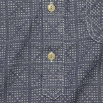 Sashiko Popover Shirt - Blue - Rogue Territory - STAG Provisions - Tops - S/S Woven - Other Pattern
