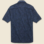 Dobby Camo Workshirt - Blue - Rogue Territory - STAG Provisions - Tops - S/S Woven - Other Pattern
