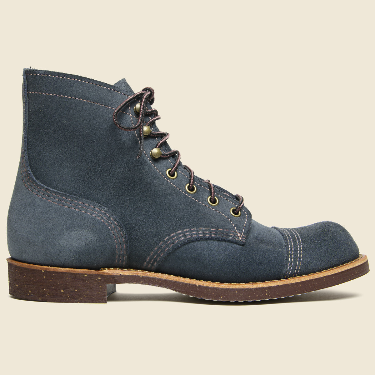 Iron Ranger No. 8117 - Navy Abilene Roughout – STAG Provisions