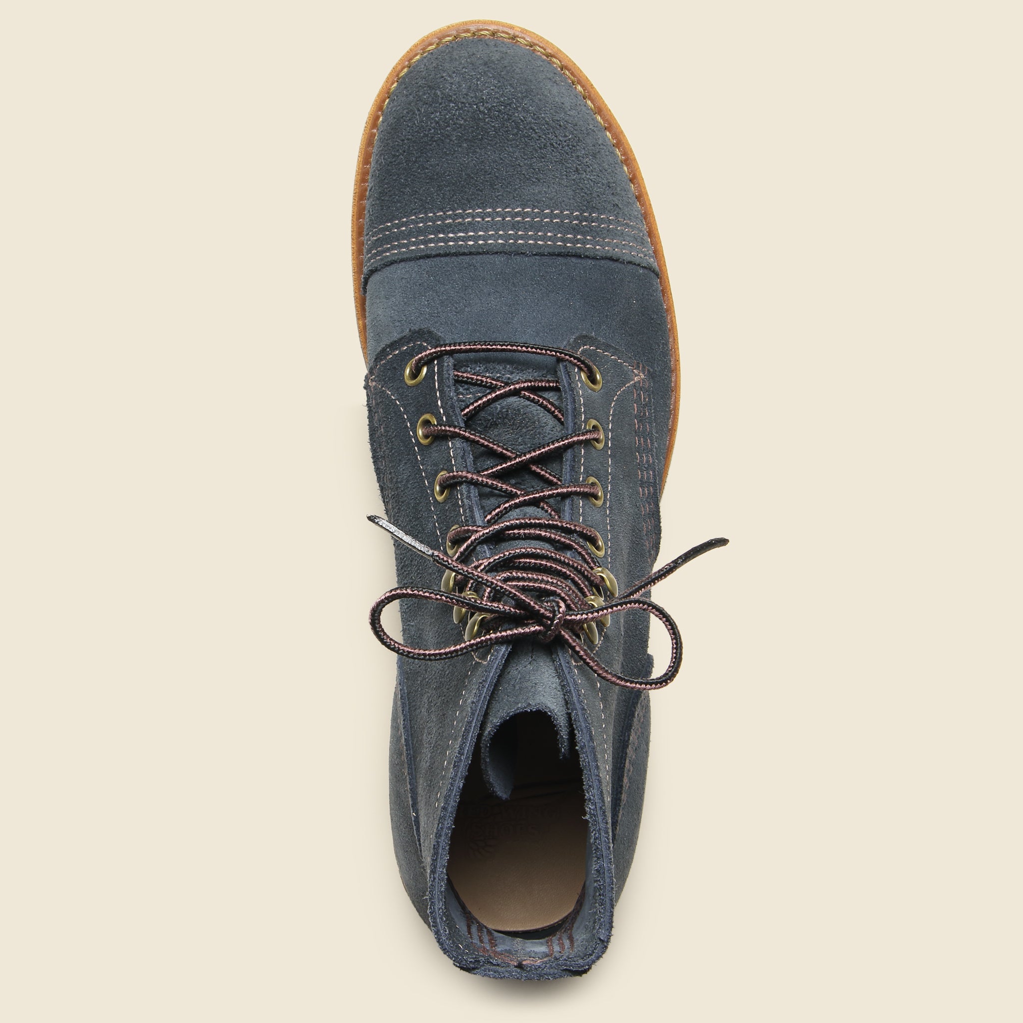 Iron Ranger No. 8117 - Navy Abilene Roughout - Red Wing - STAG Provisions - Shoes - Boots / Chukkas