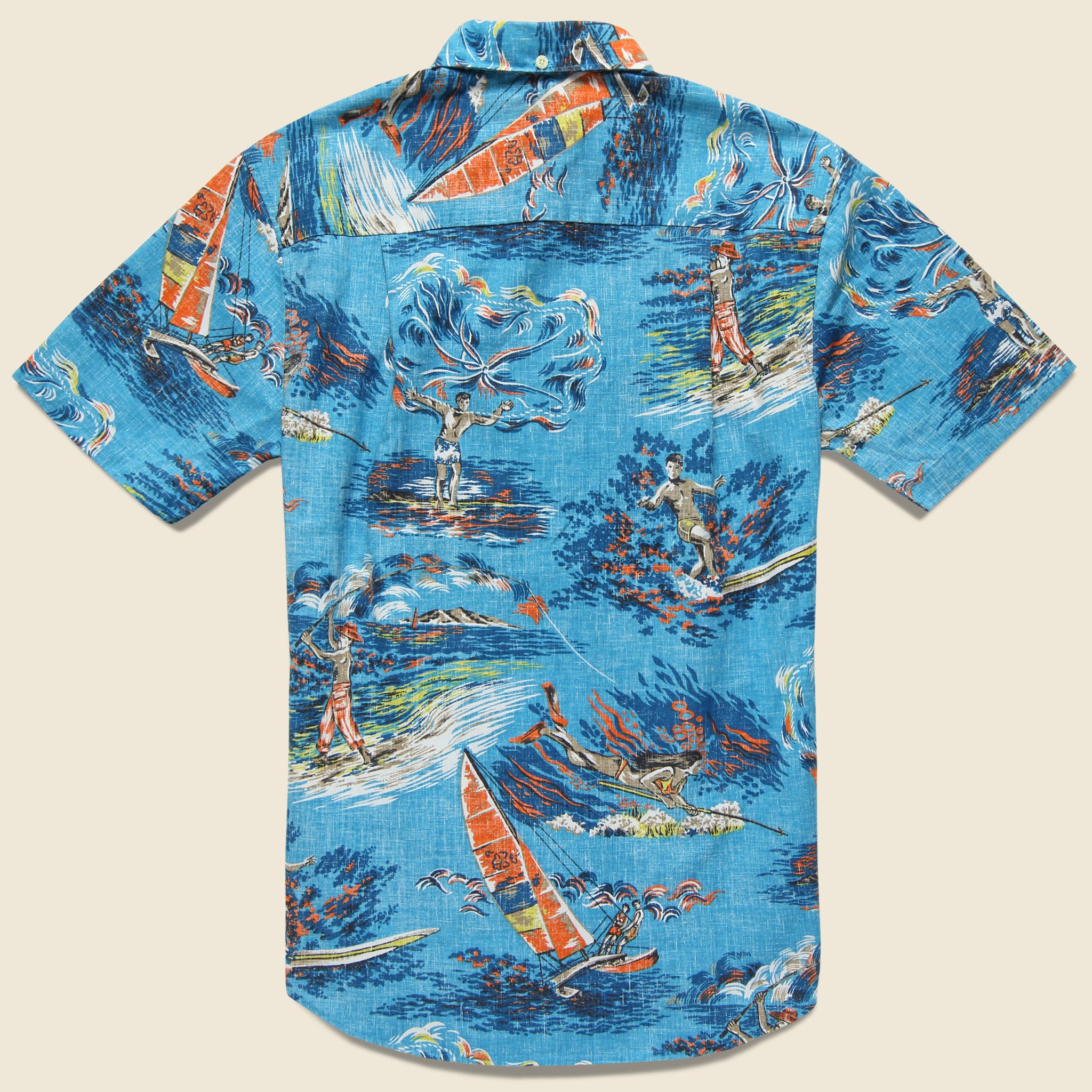 Moana Medley Shirt - Surf - Reyn Spooner - STAG Provisions - Tops - S/S Woven - Other Pattern