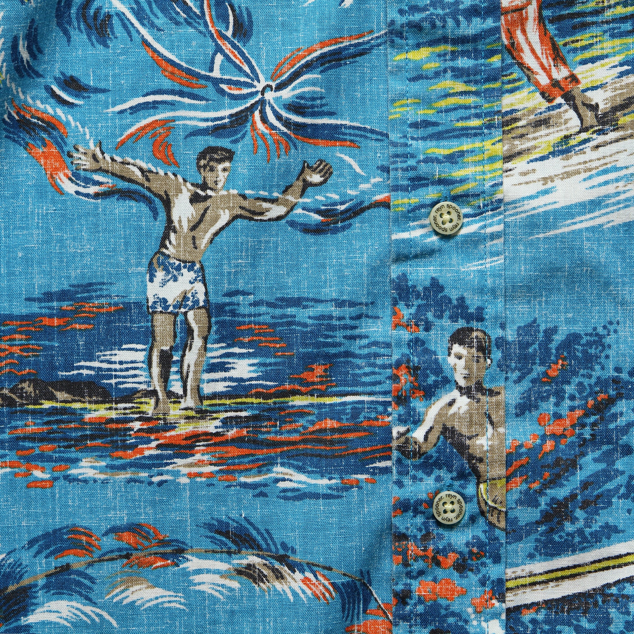 Moana Medley Shirt - Surf - Reyn Spooner - STAG Provisions - Tops - S/S Woven - Other Pattern
