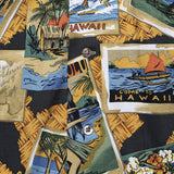 Greetings from Hawaii Rayon Shirt - Black - Reyn Spooner - STAG Provisions - Tops - S/S Woven - Other Pattern